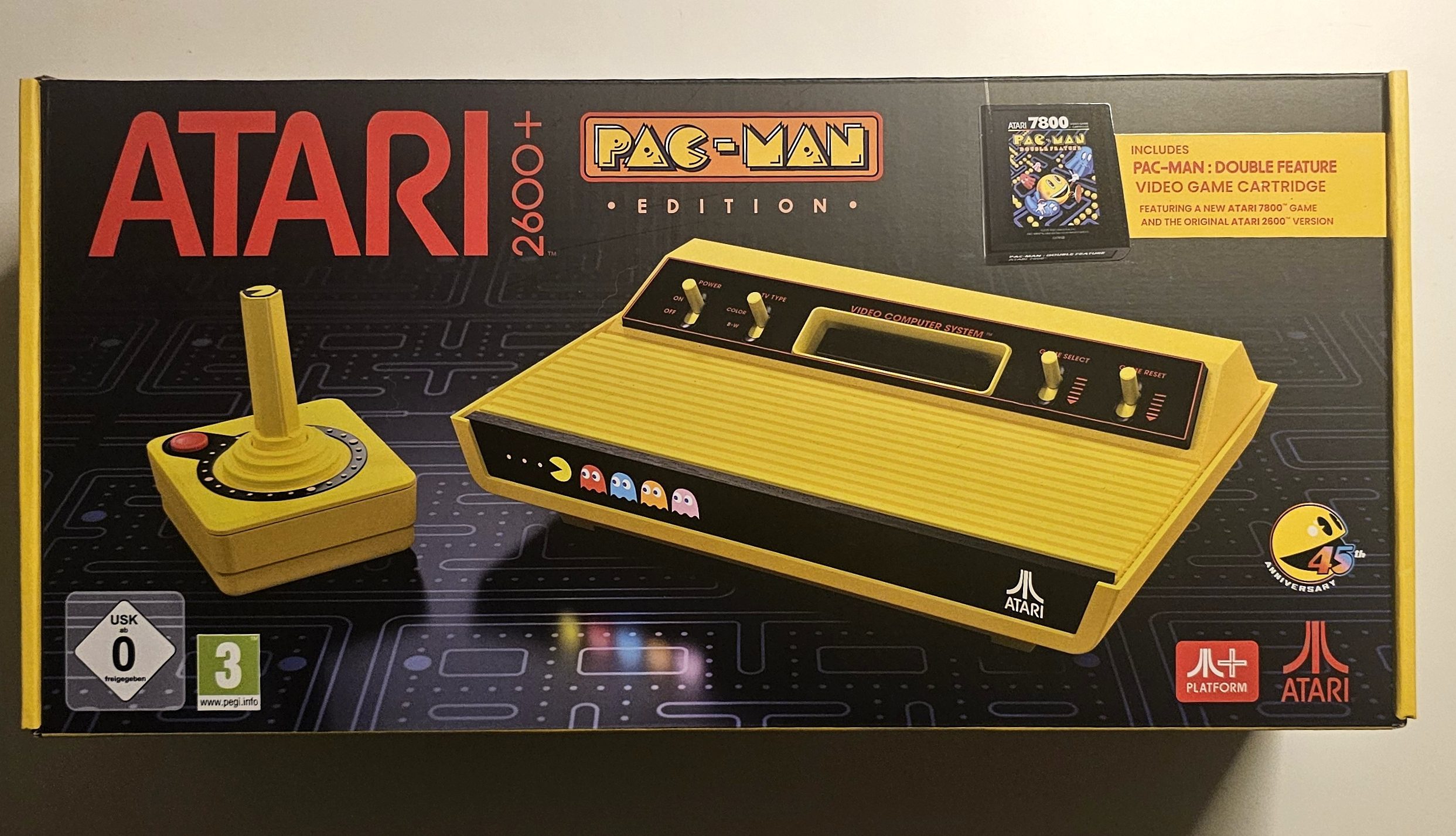 The Atari 2600+ PAC-MAN Edition box
