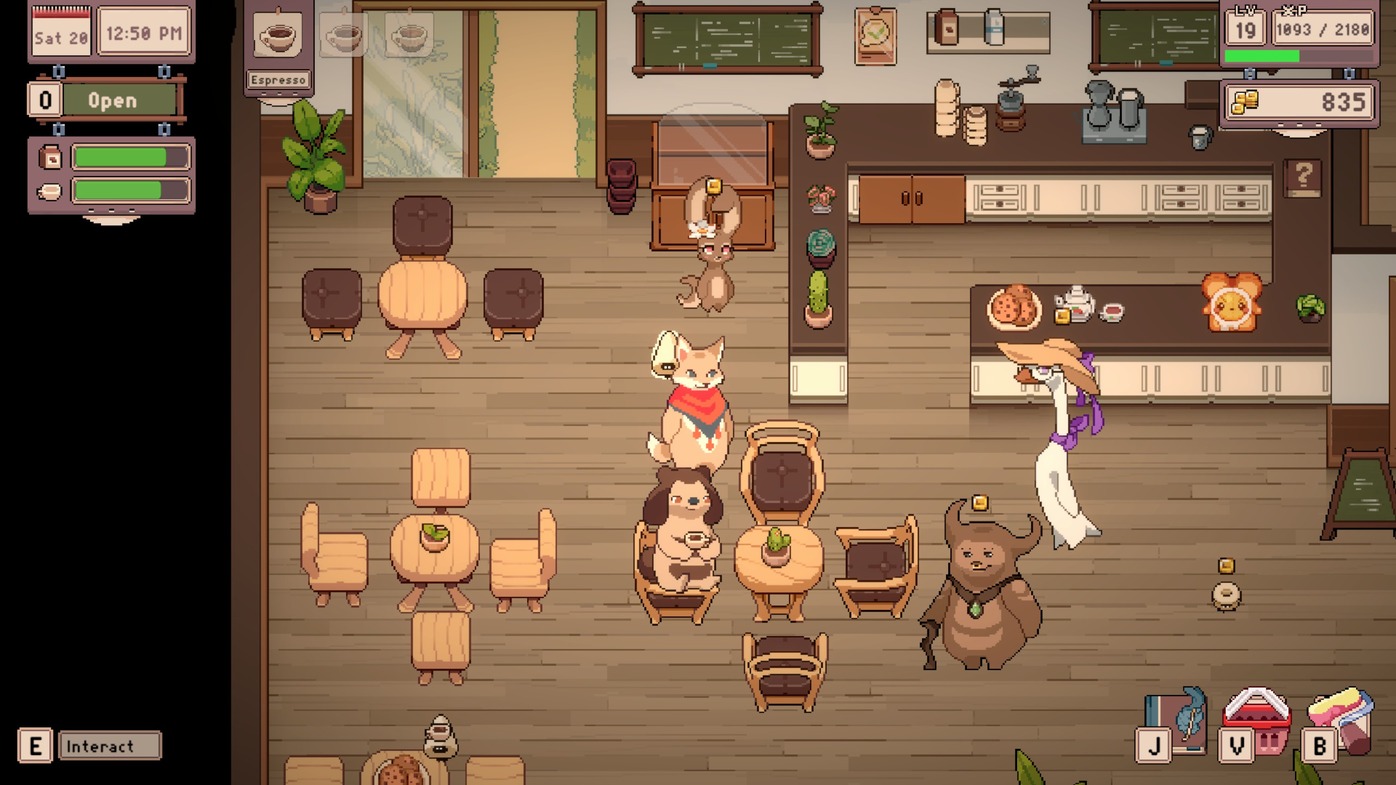 Tailside: Cozy Cafe Sim