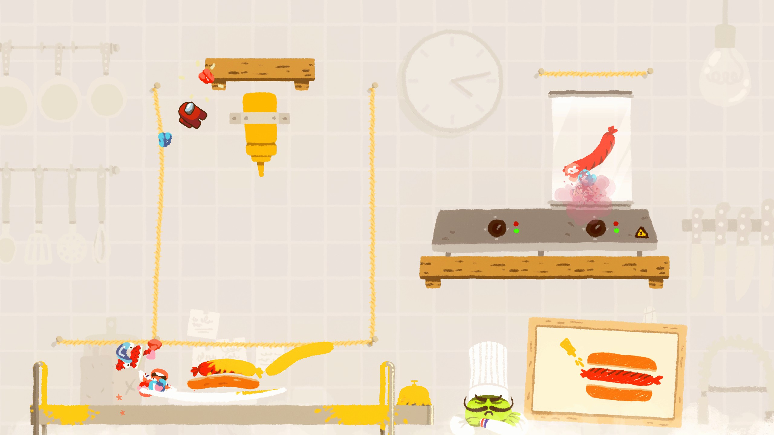 Heave Ho 2 cooking level